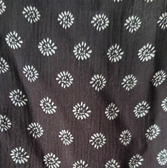 Vince Camuto Island Imprints Midi Wrap Dress Black XL - Picture 10 of 12